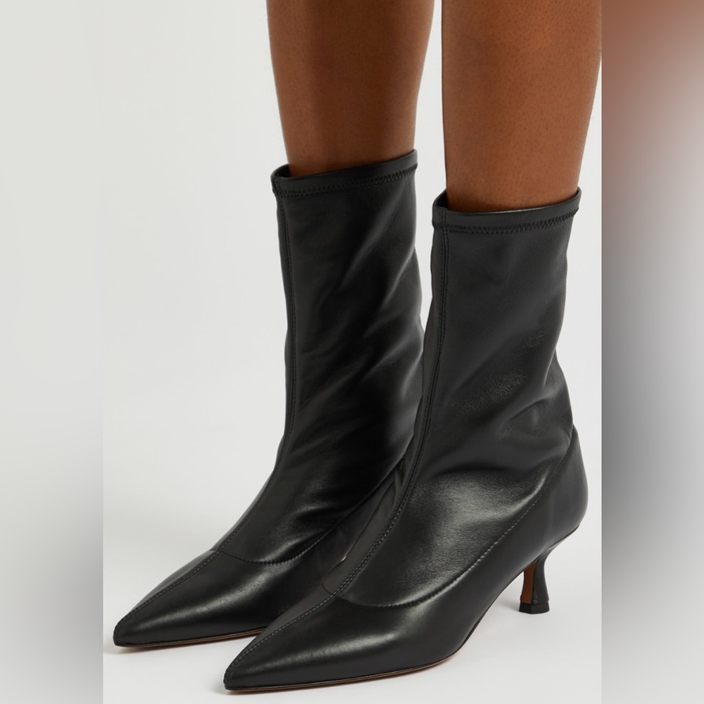 ATP Atelier Cerone Black Napa Stretch Boots